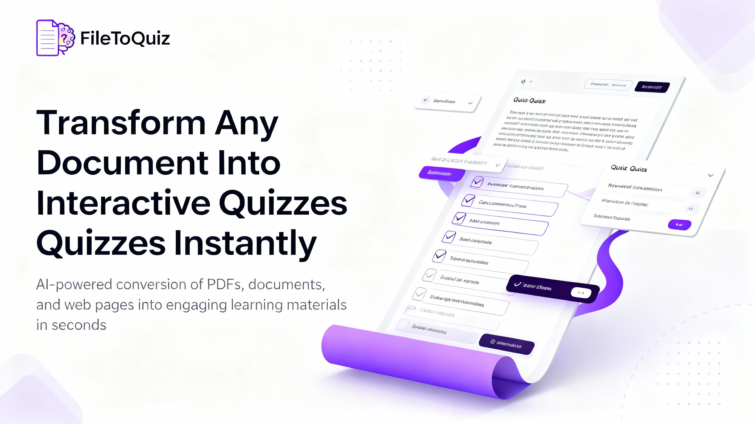 How FileToQuiz Uses AI to Transform Any Document Into an Interactive Quiz